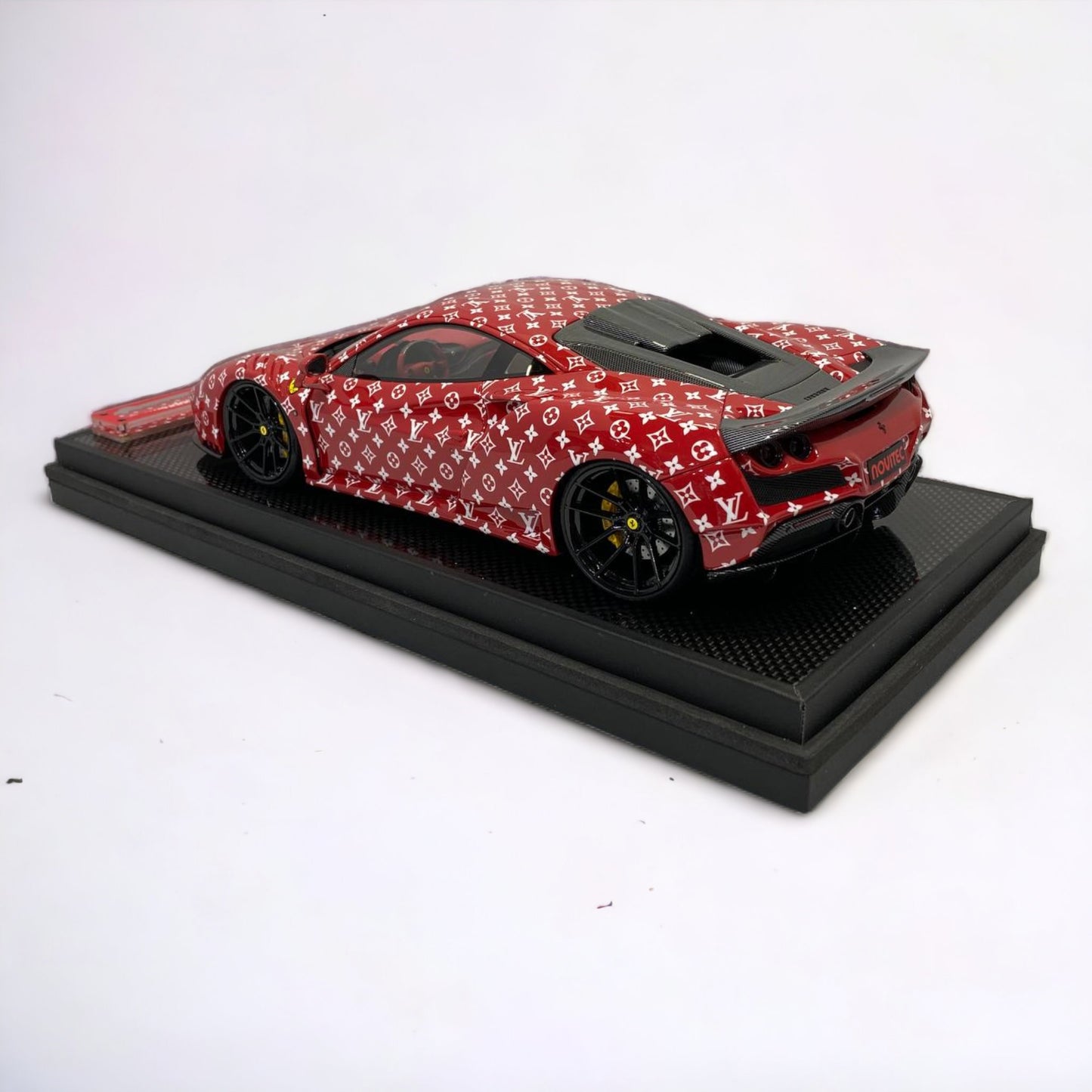 1/18 Resin Ivy Virtue Ferrari Novitec F8 N-Largo Red Scale Model Car|Sold in Dturman.com Dubai UAE.