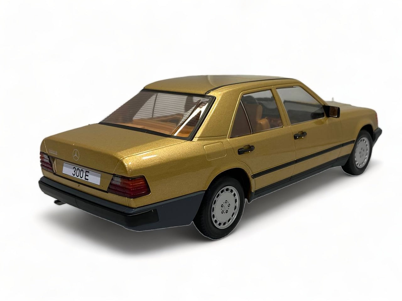 1/18 Modelcar group Mercedes benz E- CLASS 300 E W124 GOLD Model Car|Sold in Dturman.com Dubai UAE.