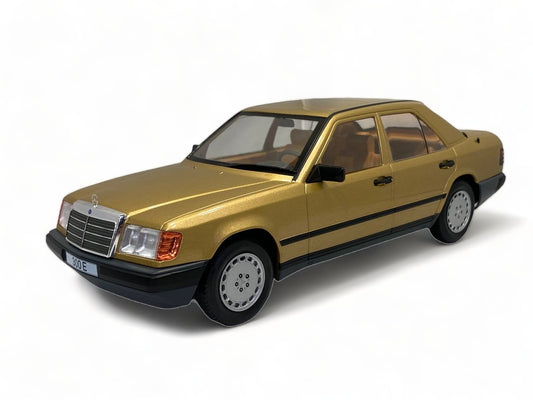 1/18 Modelcar group Mercedes benz E- CLASS 300 E W124 GOLD Model Car|Sold in Dturman.com Dubai UAE.