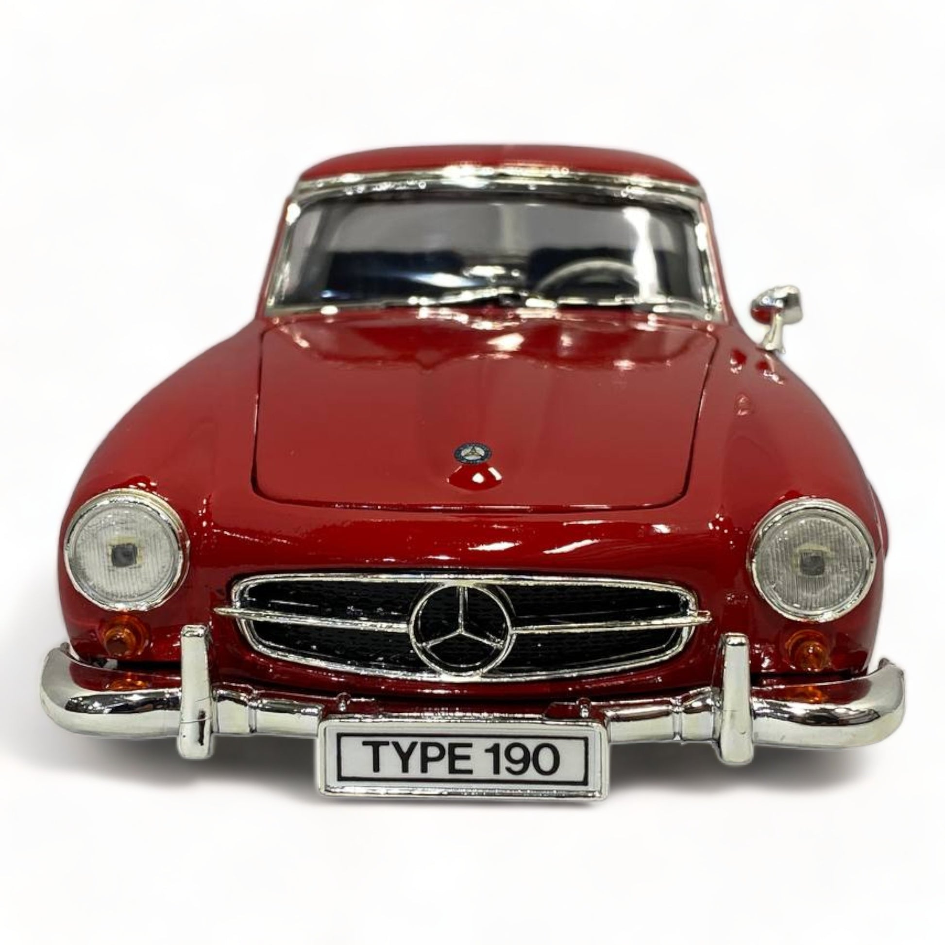 1/18 Diecast Ertl Collectibles Mercedes benz 190 SL COUPE RED Scale Model Car|Sold in Dturman.com Dubai UAE.