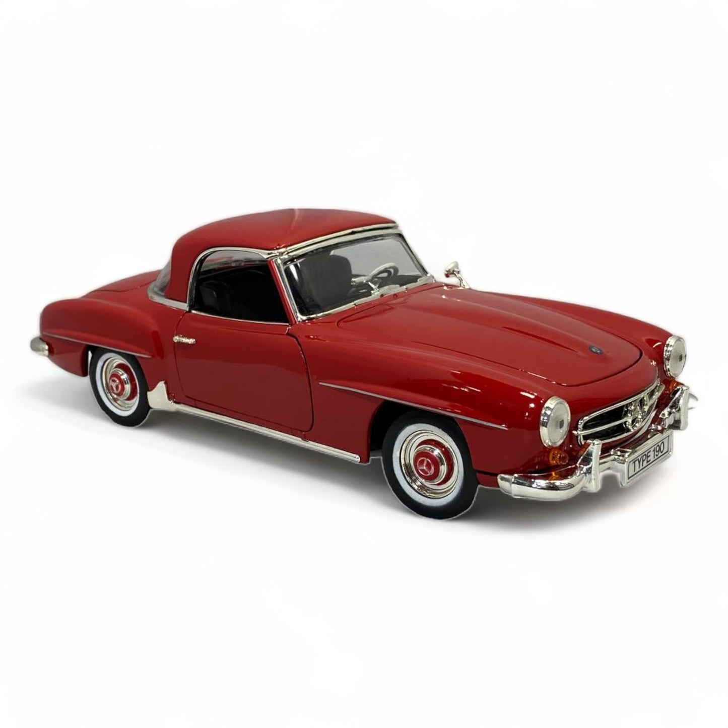 1/18 Diecast Ertl Collectibles Mercedes benz 190 SL COUPE RED Scale Model Car|Sold in Dturman.com Dubai UAE.