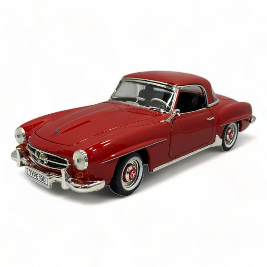 1/18 Diecast Ertl Collectibles Mercedes benz 190 SL COUPE RED Scale Model Car|Sold in Dturman.com Dubai UAE.