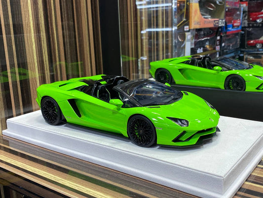 1/18 Make Up - Lamborghini Aventador S Roadster (Green - Verde Scandal)|Sold in Dturman.com Dubai UAE.