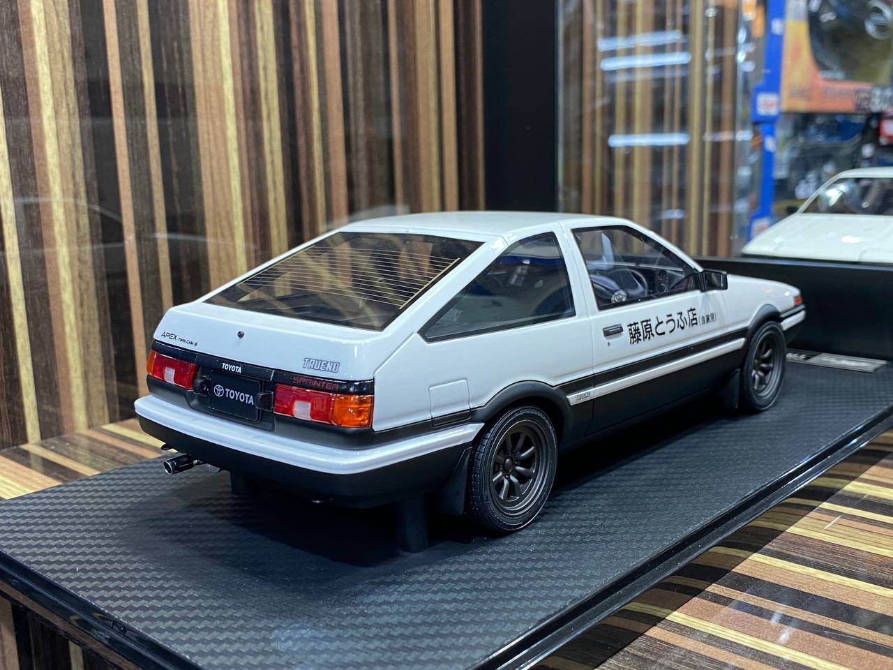 1/18 IVY Models Toyota Trueno GT-Apex AE86 White Scale Model Car|Sold in Dturman.com Dubai UAE.