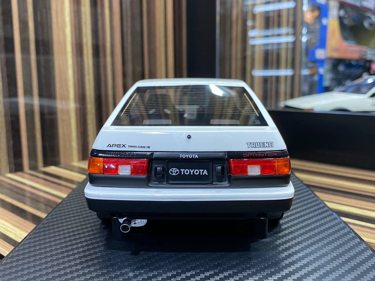 1/18 IVY Models Toyota Trueno GT-Apex AE86 White Scale Model Car|Sold in Dturman.com Dubai UAE.