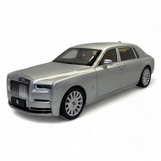 1/18 Diecast Rolls-Royce Motors Rolls-Royce Phantom VIII Silver Scale Model Car|Sold in Dturman.com Dubai UAE.