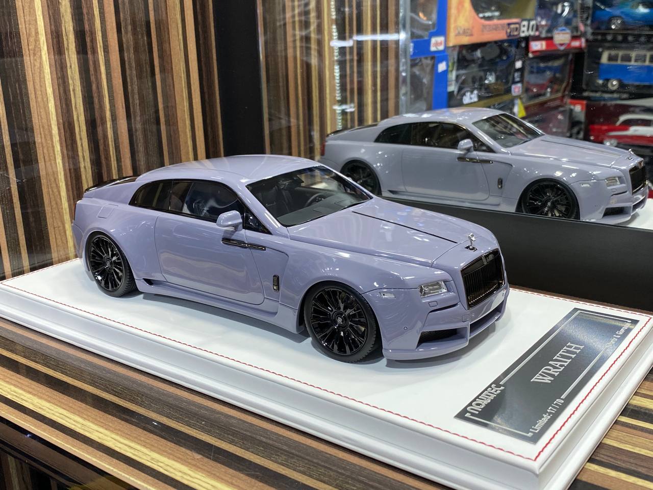 1/18 Resin Rolls Royce WRAITH Novitec Davis & Giovanni Grey Model Car|Sold in Dturman.com Dubai UAE.