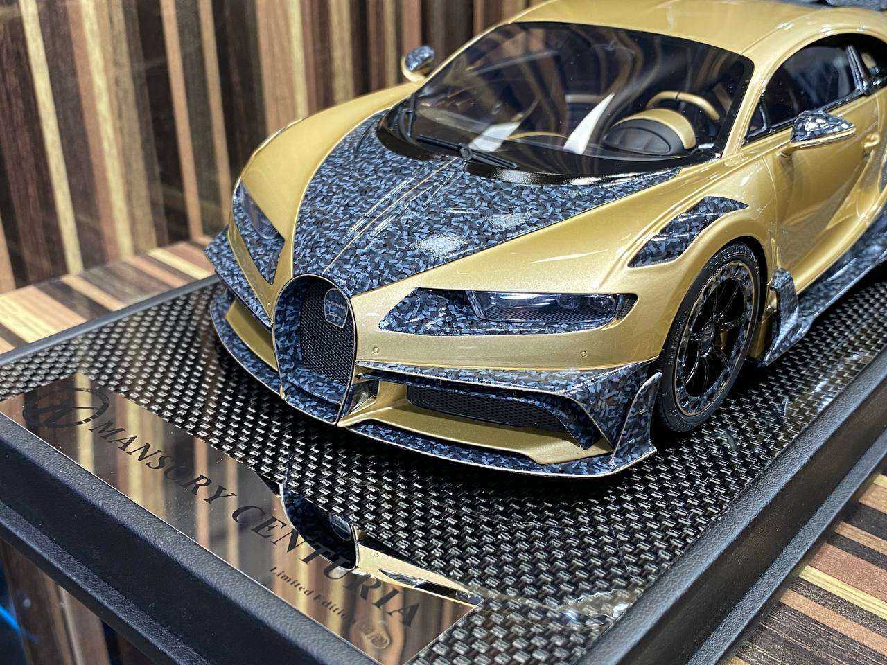 1/18 Diecast Bugatti Mansory Centuria - Gold Model Car|Sold in Dturman.com Dubai UAE.