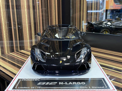 1/18 Davis & Giovanni Ferrari 812 N-Largo Novitec - Black Model Car|Sold in Dturman.com Dubai UAE.