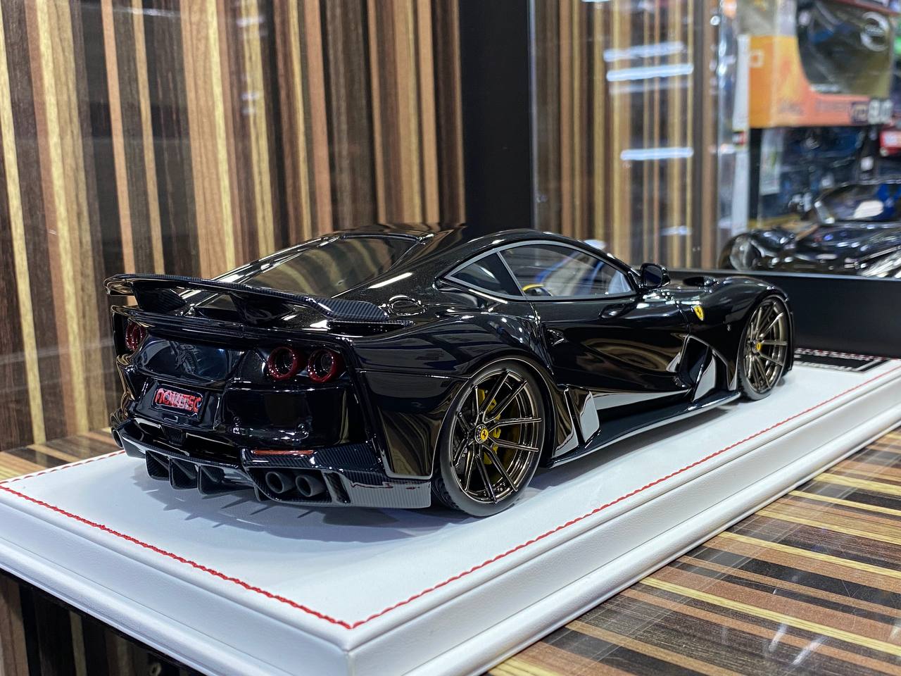 1/18 Davis & Giovanni Ferrari 812 N-Largo Novitec - Black Model Car|Sold in Dturman.com Dubai UAE.