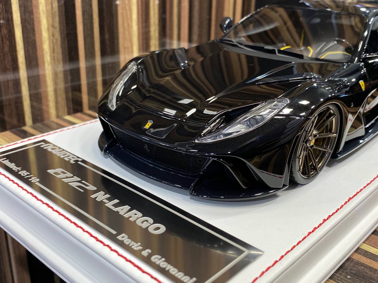 1/18 Davis & Giovanni Ferrari 812 N-Largo Novitec - Black Model Car|Sold in Dturman.com Dubai UAE.