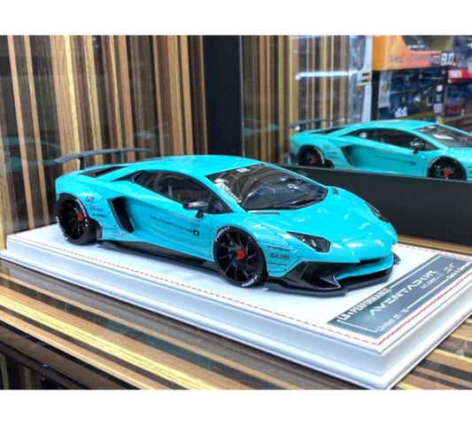 1/18 Davis & Giovanni Lamborghini Aventador SVJ LP 750-4 - Mint Green Model Car|Sold in Dturman.com Dubai UAE.