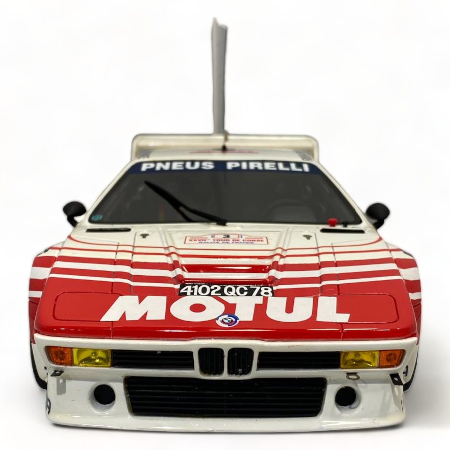 1/18 Resin OTTO BMW M1 Gr B#3 - White Miniature Car|Sold in Dturman.com Dubai UAE.