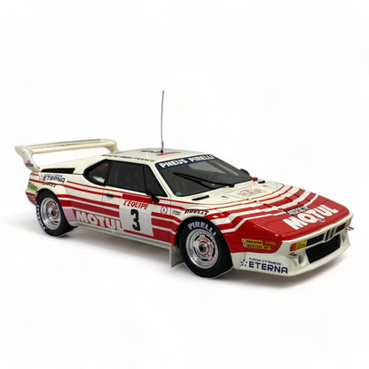 1/18 Resin OTTO BMW M1 Gr B#3 - White Miniature Car|Sold in Dturman.com Dubai UAE.