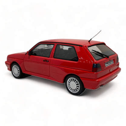 1/18 Resin OTTO Volkswagen Golf Rally - Red Miniature Car|Sold in Dturman.com Dubai UAE.