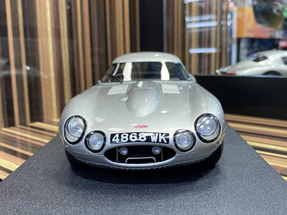 1/18 Diecast CULT JAGUAR E-TYPE LOW DRAG SILVER 1950 Miniature Car|Sold in Dturman.com Dubai UAE.