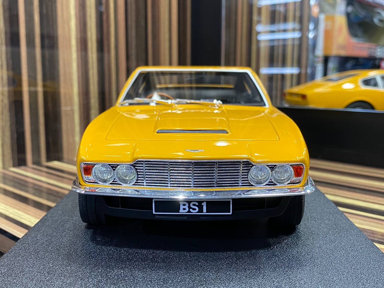 1/18 Diecast CULT ASTON MARTIN DBS YELLOW Miniature Car|Sold in Dturman.com Dubai UAE.