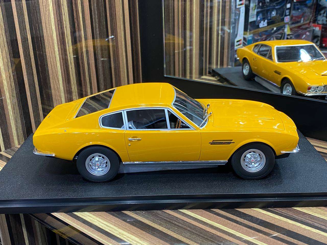 1/18 Diecast CULT ASTON MARTIN DBS YELLOW Miniature Car|Sold in Dturman.com Dubai UAE.