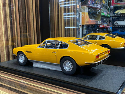 1/18 Diecast CULT ASTON MARTIN DBS YELLOW Miniature Car|Sold in Dturman.com Dubai UAE.