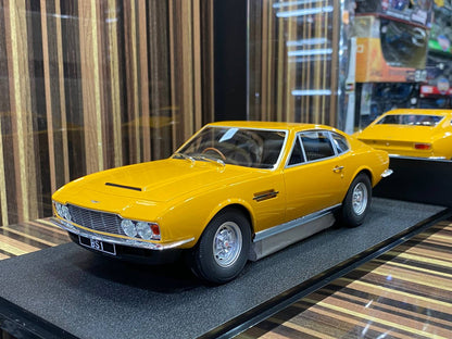 1/18 Diecast CULT ASTON MARTIN DBS YELLOW Miniature Car|Sold in Dturman.com Dubai UAE.