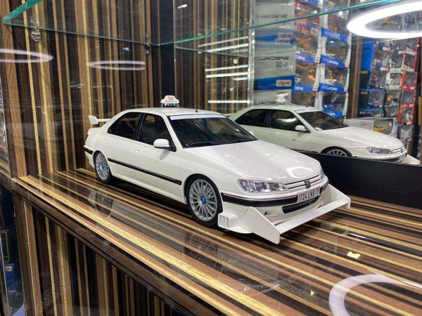 1/12 Peugeot 406 Taxi White Resin Model Car by Otto – dturman.com