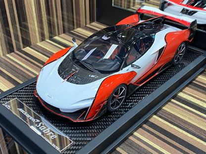 1/18 Resin McLaren Sabre White Model Car by VIP Models|Sold in Dturman.com Dubai UAE.