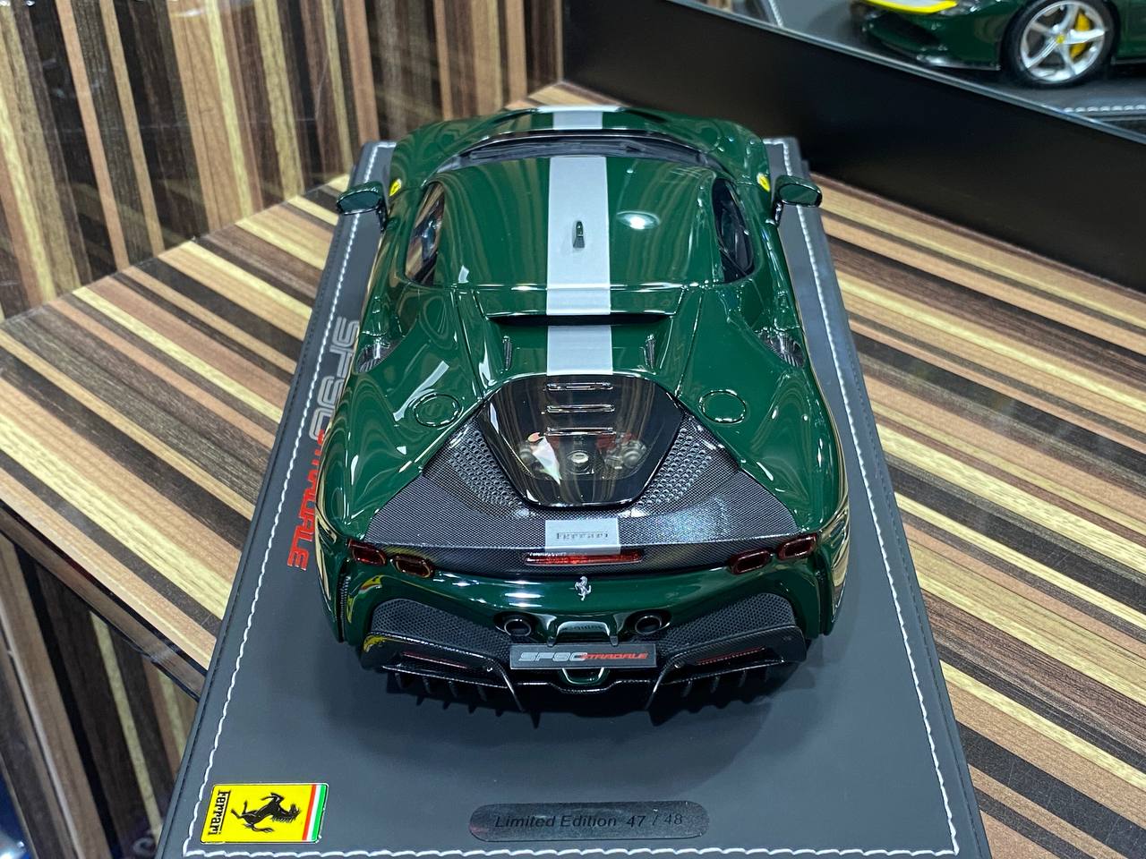 1/18 Diecast Ferrari SF90 Stradale Green BBR Scale Model Car|Sold in Dturman.com Dubai UAE.