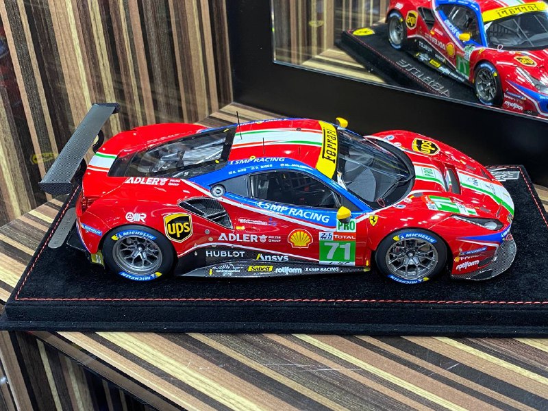 1/18 Diecast Ferrari 488 GTE Le Mans 2020 BBR Scale Model Car - Diecast model car by dturman.com - BBR|Sold in Dturman.com Dubai UAE.