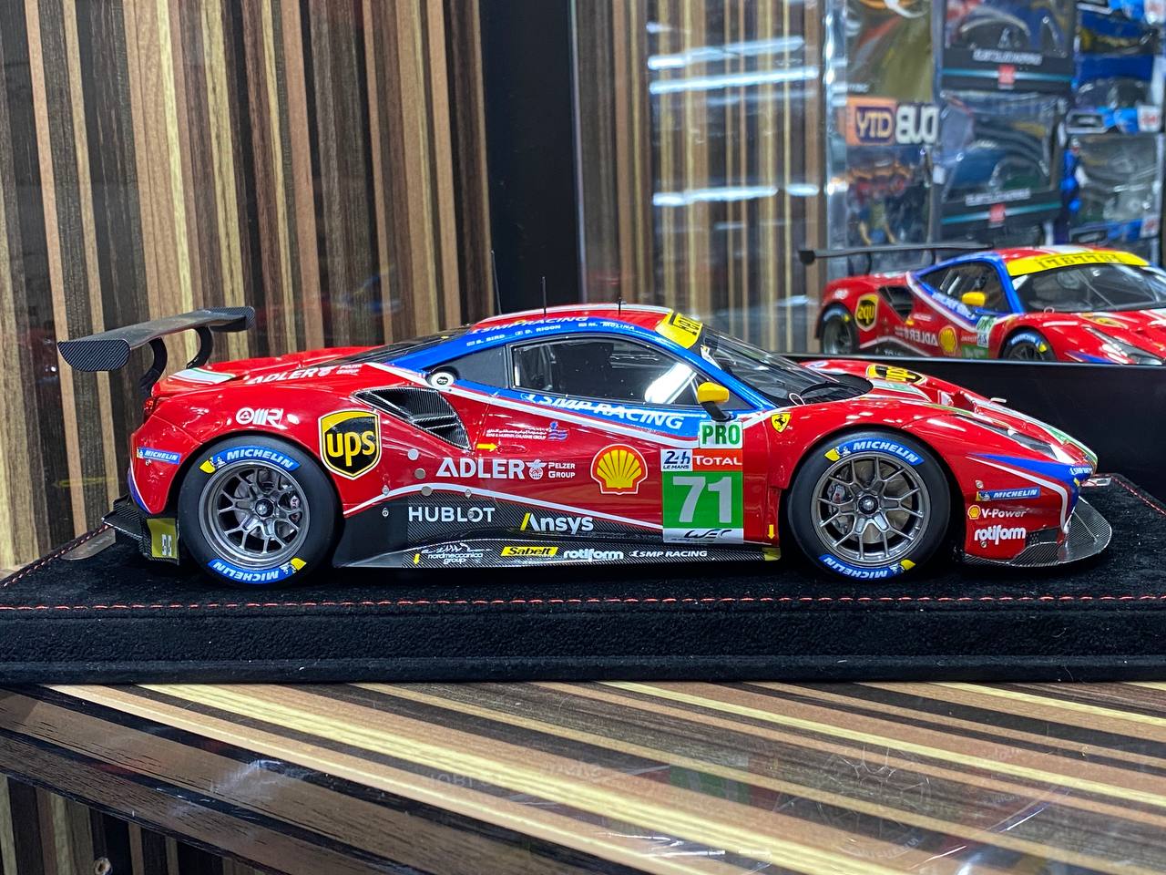 1/18 Diecast Ferrari 488 GTE Le Mans 2020 BBR Scale Model Car - Diecast model car by dturman.com - BBR|Sold in Dturman.com Dubai UAE.