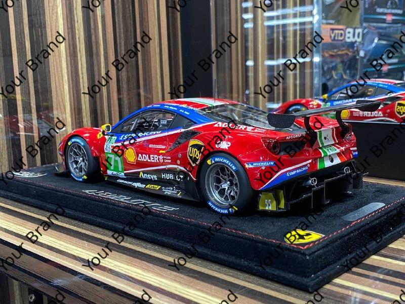 1/18 Diecast Ferrari 488 GTE Le Mans 2020 BBR Scale Model Car - Diecast model car by dturman.com - BBR|Sold in Dturman.com Dubai UAE.