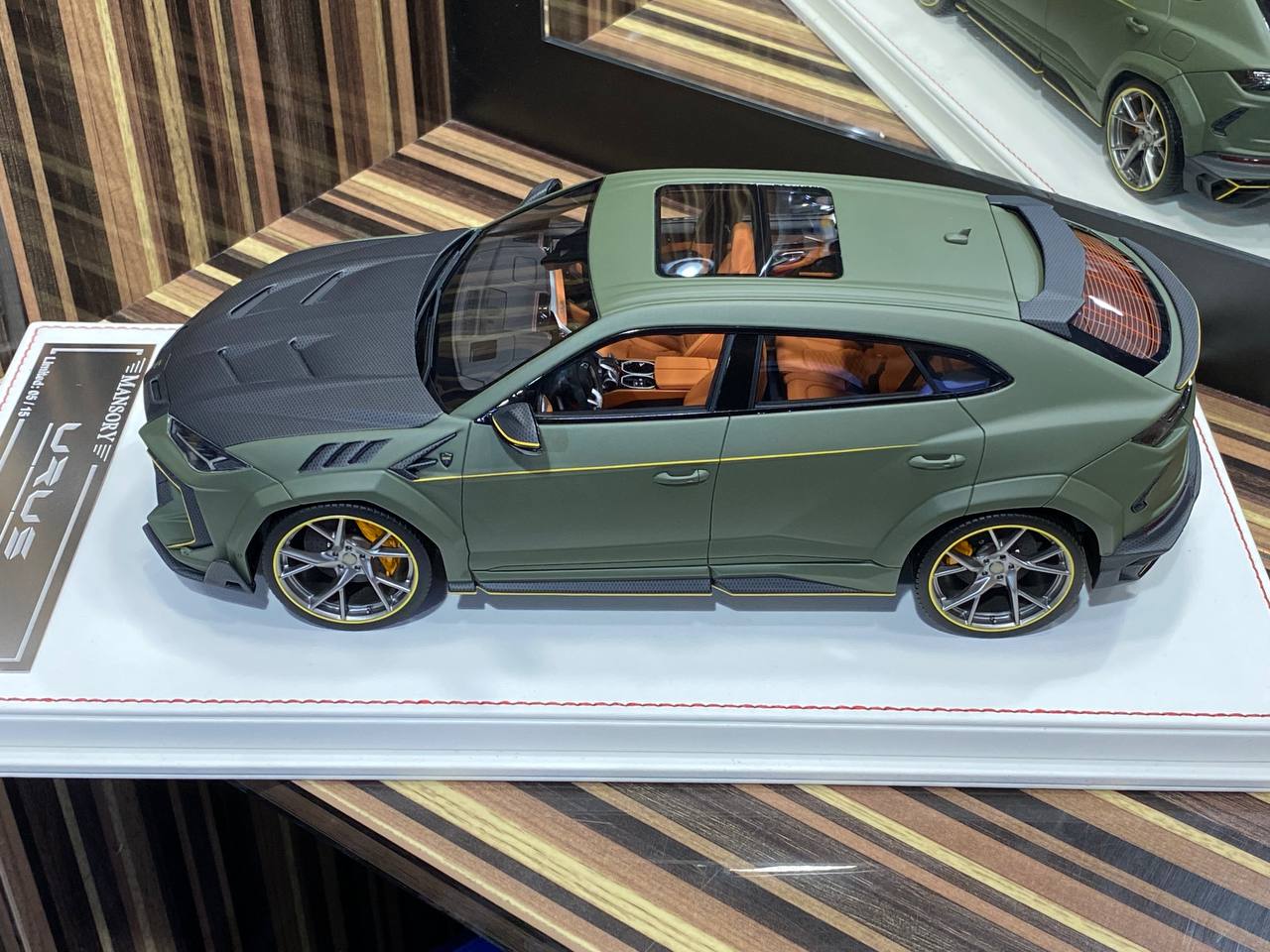 1/18 Resin Lamborghini Urus MANSORY Dark Green by Davis & Giovanni|Sold in Dturman.com Dubai UAE.