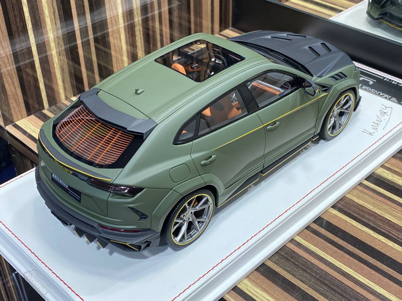 1/18 Resin Lamborghini Urus MANSORY Dark Green by Davis & Giovanni|Sold in Dturman.com Dubai UAE.