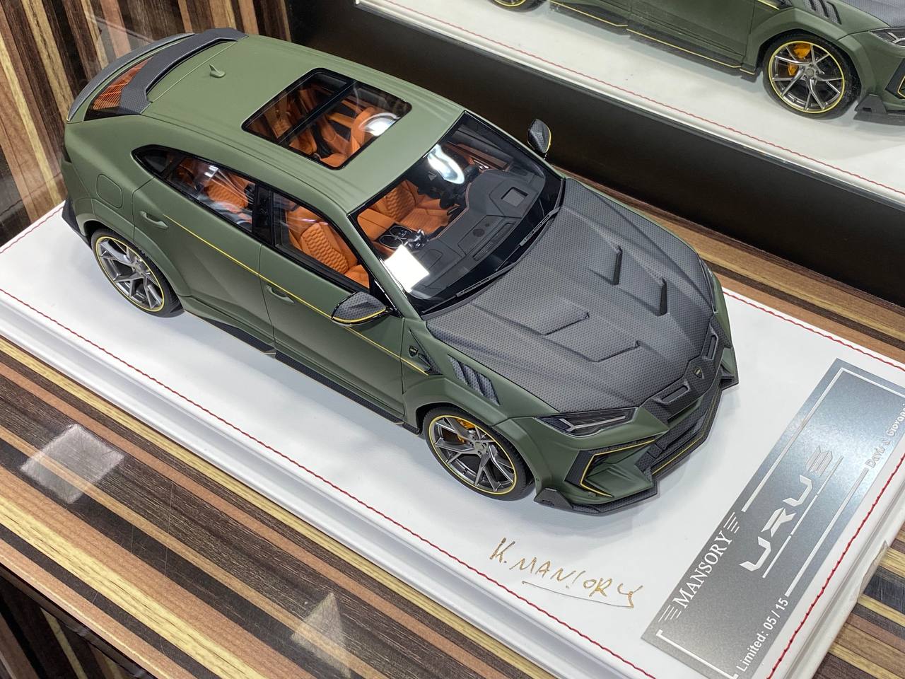 1/18 Resin Lamborghini Urus MANSORY Dark Green by Davis & Giovanni|Sold in Dturman.com Dubai UAE.