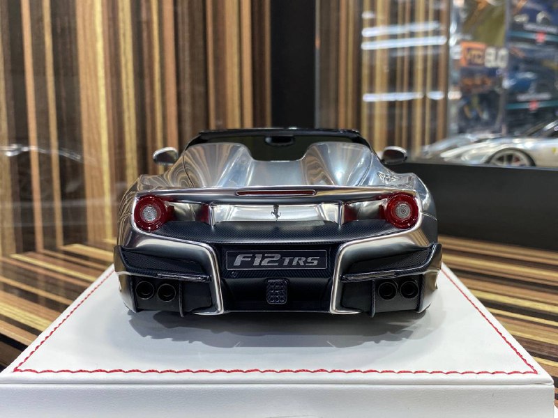 1/18 Ferrari F12 TRS Silver Model Car by Davis & Giovanni|Sold in Dturman.com Dubai UAE.