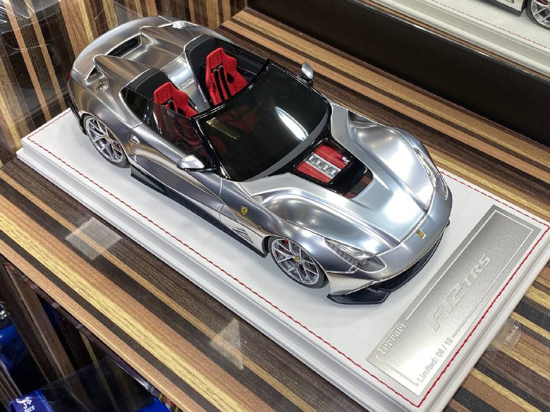 1/18 Ferrari F12 TRS Silver Model Car by Davis & Giovanni|Sold in Dturman.com Dubai UAE.