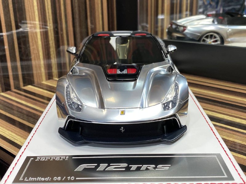 1/18 Ferrari F12 TRS Silver Model Car by Davis & Giovanni|Sold in Dturman.com Dubai UAE.