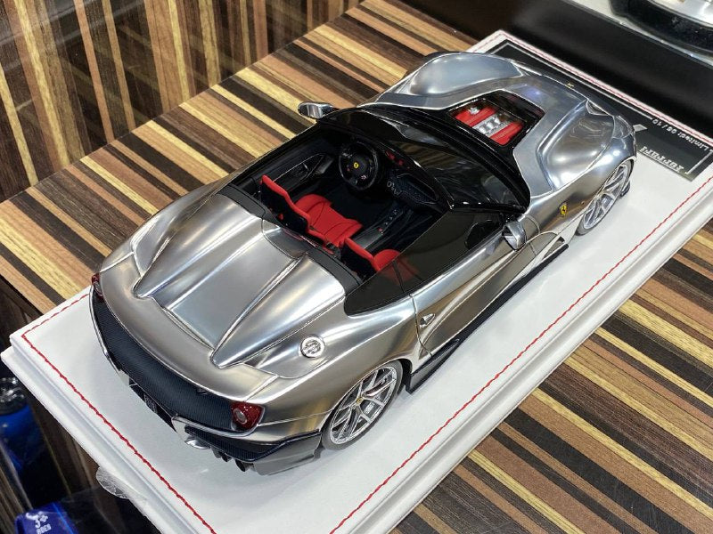 1/18 Ferrari F12 TRS Silver Model Car by Davis & Giovanni|Sold in Dturman.com Dubai UAE.