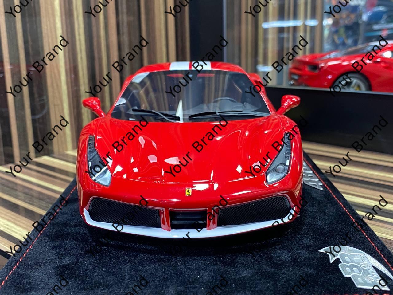 1/18 Diecast Ferrari 488 GTB BBR Scale Model Car - Diecast model car by dturman.com - BBR|Sold in Dturman.com Dubai UAE.