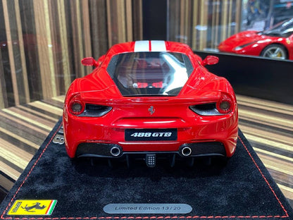 1/18 Diecast Ferrari 488 GTB BBR Scale Model Car - Diecast model car by dturman.com - BBR|Sold in Dturman.com Dubai UAE.