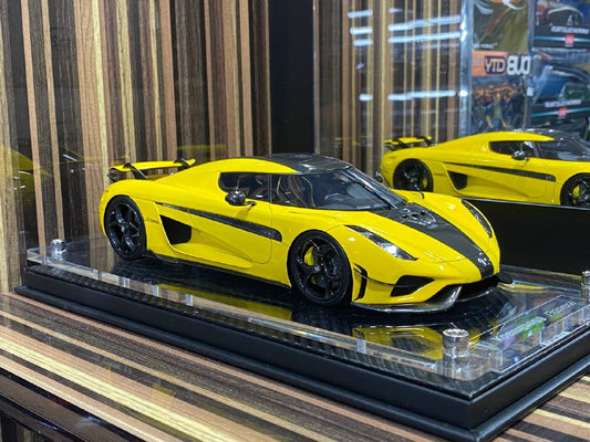 1/18 Diecast Koenigsegg Regera Front Art Yellow Miniature Car|Sold in Dturman.com Dubai UAE.