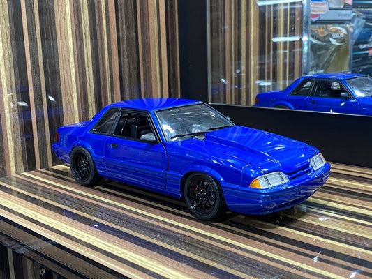 1/18 Ford Mustang 1990 blue by GMP Model Car|Sold in Dturman.com Dubai UAE.