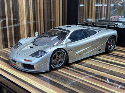 1/18 Diecast McLaren F1 GTR 1996 Silver Model Car|Sold in Dturman.com Dubai UAE.