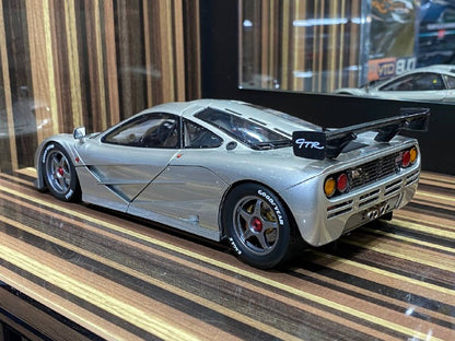 1/18 Diecast McLaren F1 GTR 1996 Silver Model Car|Sold in Dturman.com Dubai UAE.