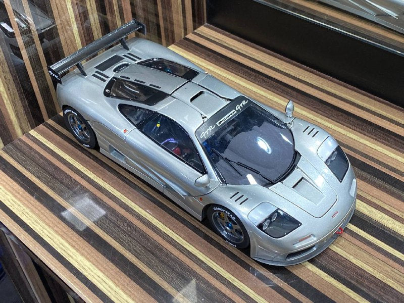 1/18 Diecast McLaren F1 GTR 1996 Silver Model Car|Sold in Dturman.com Dubai UAE.