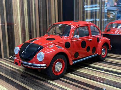 1/18 Diecast Volkswagen Beetle Kafer 1303 "Marienkafer" Red Solido Model Car|Sold in Dturman.com Dubai UAE.