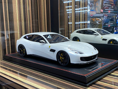 1/18 Ferrari GTC4 LUSSO Runner White Model Car|Sold in Dturman.com Dubai UAE.