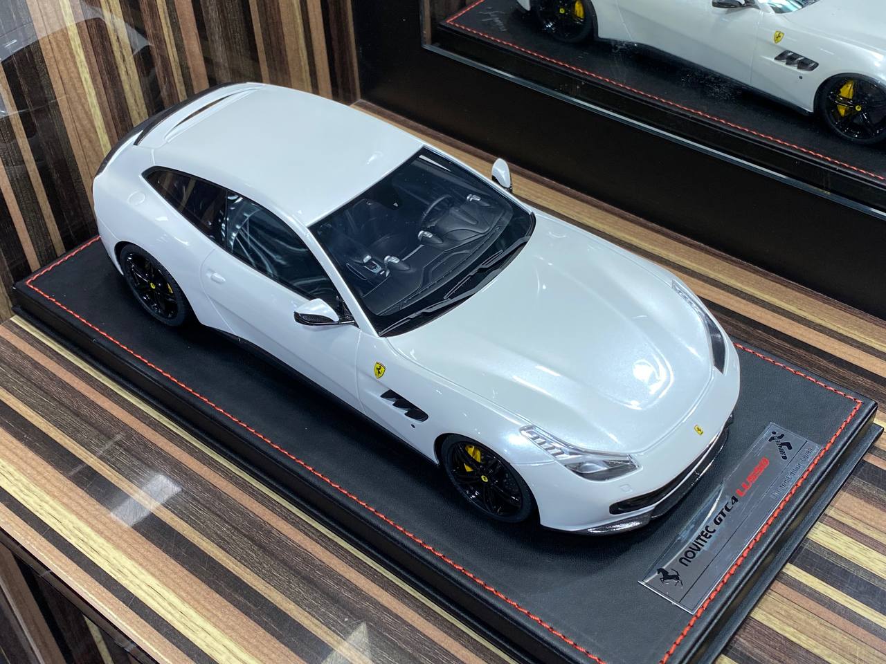 1/18 Ferrari GTC4 LUSSO Runner White Model Car|Sold in Dturman.com Dubai UAE.