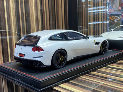 1/18 Ferrari GTC4 LUSSO Runner White Model Car|Sold in Dturman.com Dubai UAE.