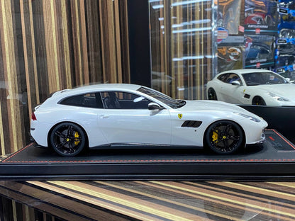 1/18 Ferrari GTC4 LUSSO Runner White Model Car|Sold in Dturman.com Dubai UAE.