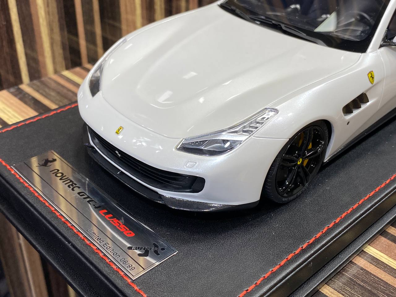 1/18 Ferrari GTC4 LUSSO Runner White Model Car|Sold in Dturman.com Dubai UAE.